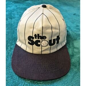 Vintage 1994 The Scout Baseball SnapBack Hat Cap Cast Crew Movie Promo Pinstripe